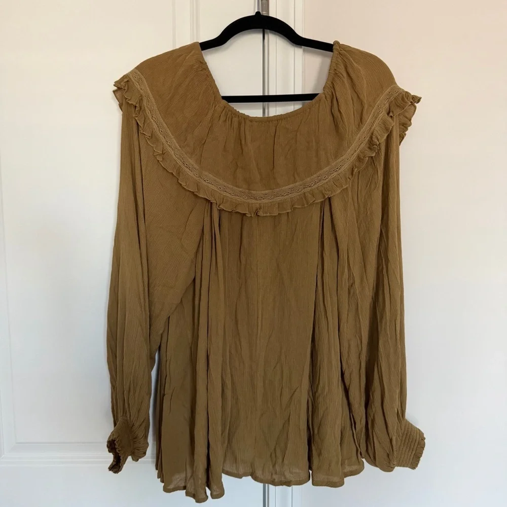 FREE PEOPLE Sunrise Blouse In Native Land